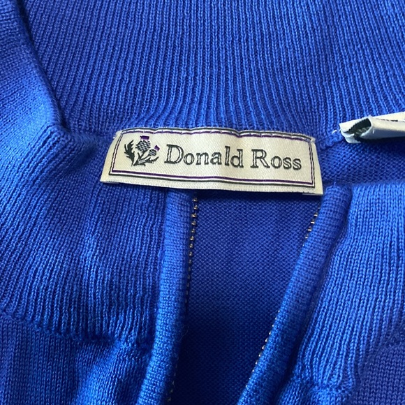 Donald Ross 1/4 Zip Golf Sweater Vest: Size L - NWT - Picture 3 of 5